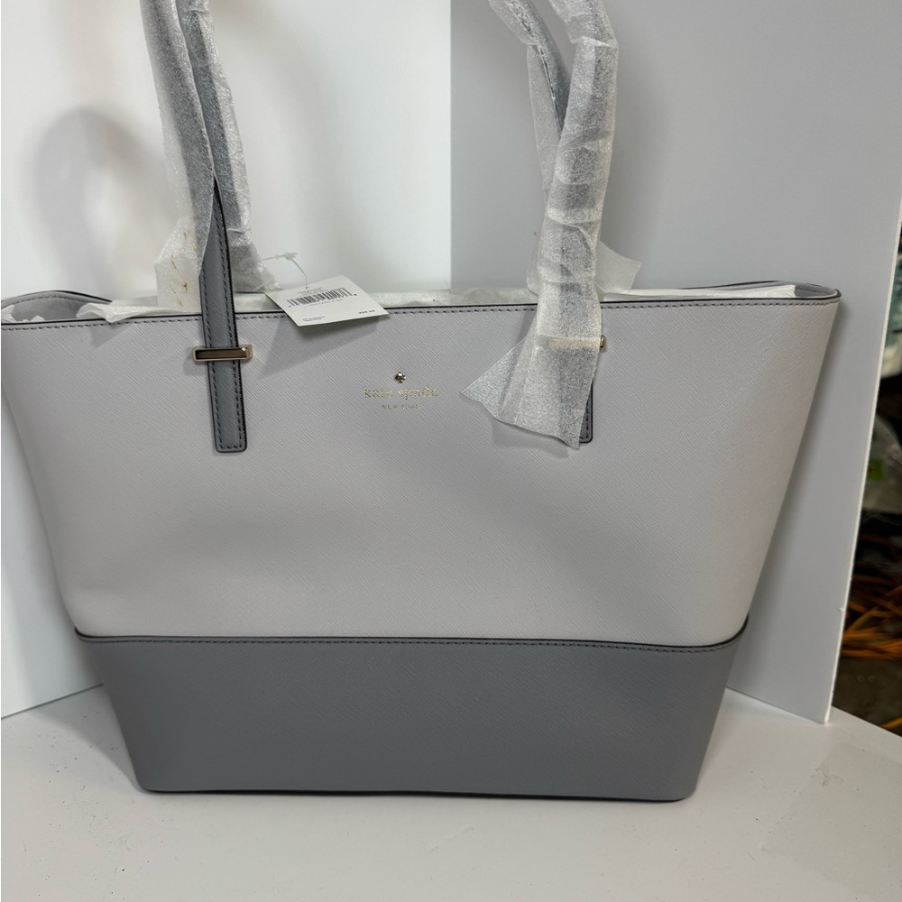 Kate Spade Small Harmony Cedar Street Gray Tote